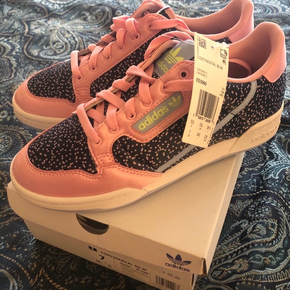 New Adidas pink continental 80. Sz 7 - Picture 2 of 6